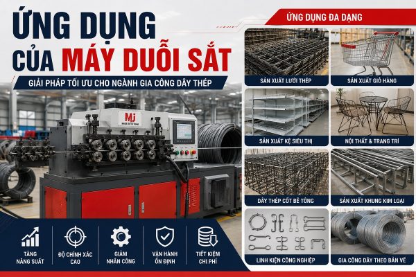 Ứng dụng của máy duỗi sắt